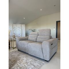 Tokyo Electric Recliner Grey 2 Seater
