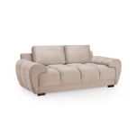 Azzuro 2 Seater Velvet Sofa – Mocha – Plush Upholstered